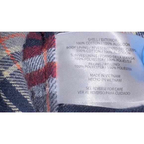 Woolrich Flannel Lined Button Up Shirt Shacket Men's XL Plaid Utility Workwear - Picture 8 of 8